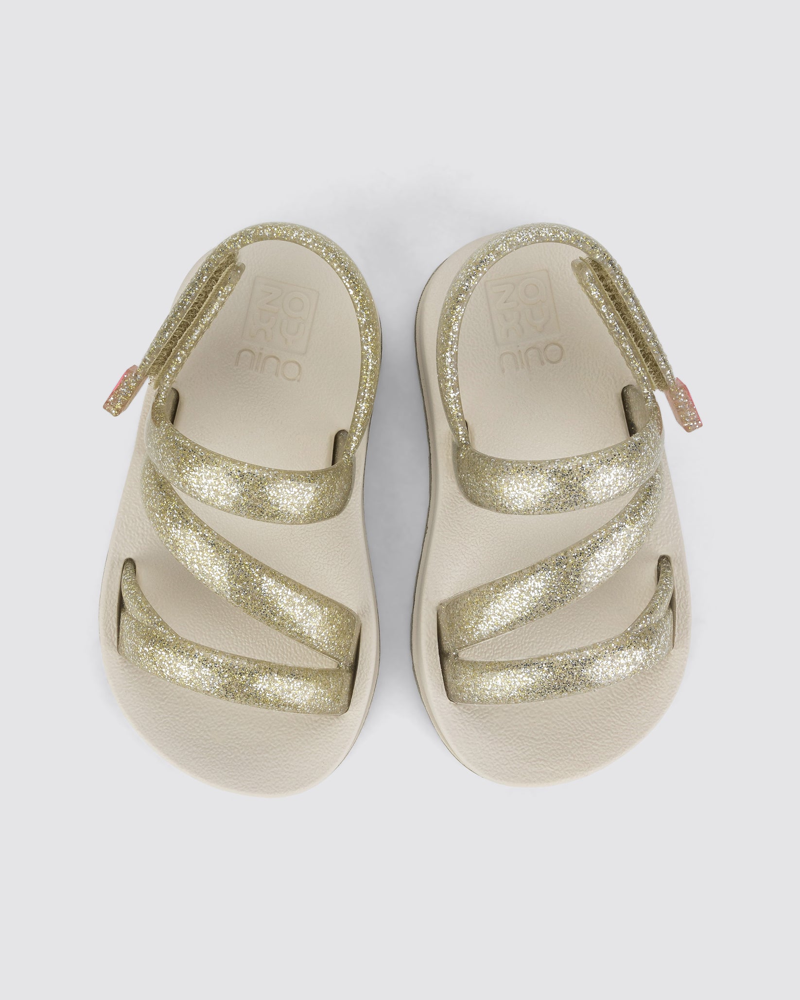 Glitter Sandal フェイクレザーグリッターサンダル BABY ZAXY GLITTER SANDAL – Zaxy