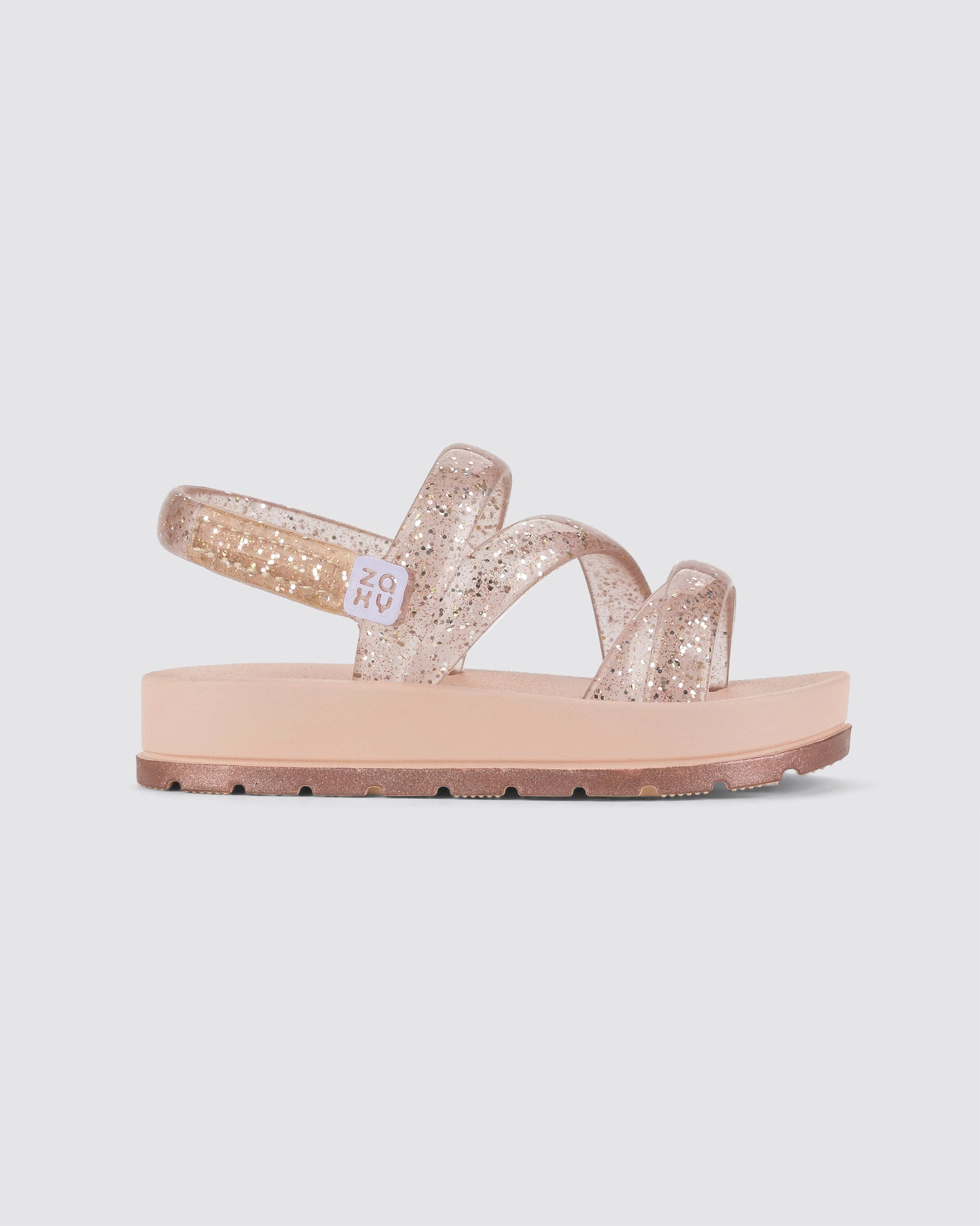 Glitter Sandal フェイクレザーグリッターサンダル Glitter Sandal フェイクレザーグリッターサンダル